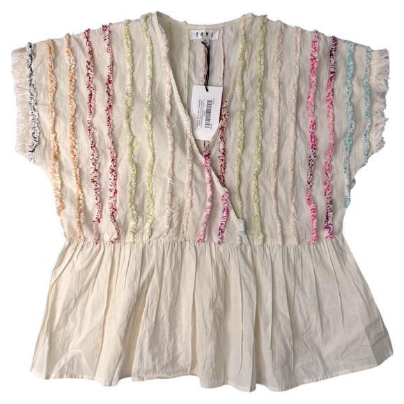 THML top, Cutest Peplum Top!! NWT - Picture 1 of 10